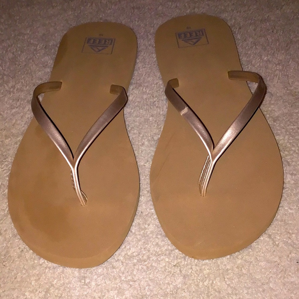 Reef Tan Flip Flops